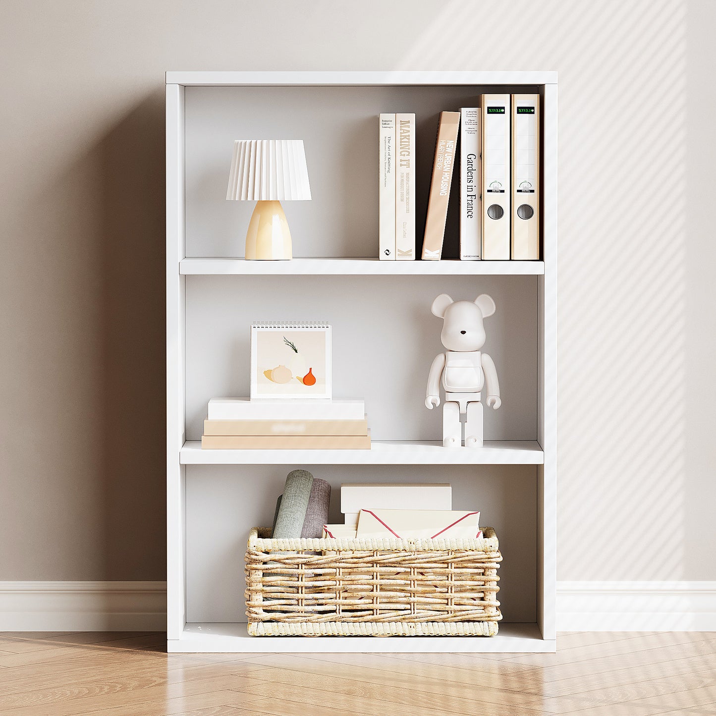 3 Layers Bookcase Storage Rack Open Bookshelf | ZENIRA