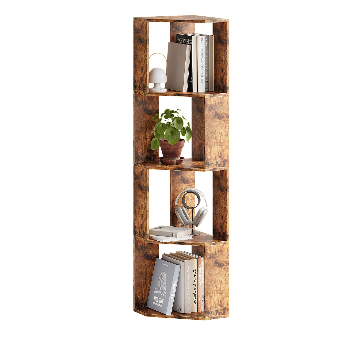 4-tier Bookshelf Storage Rack | ZENIRA