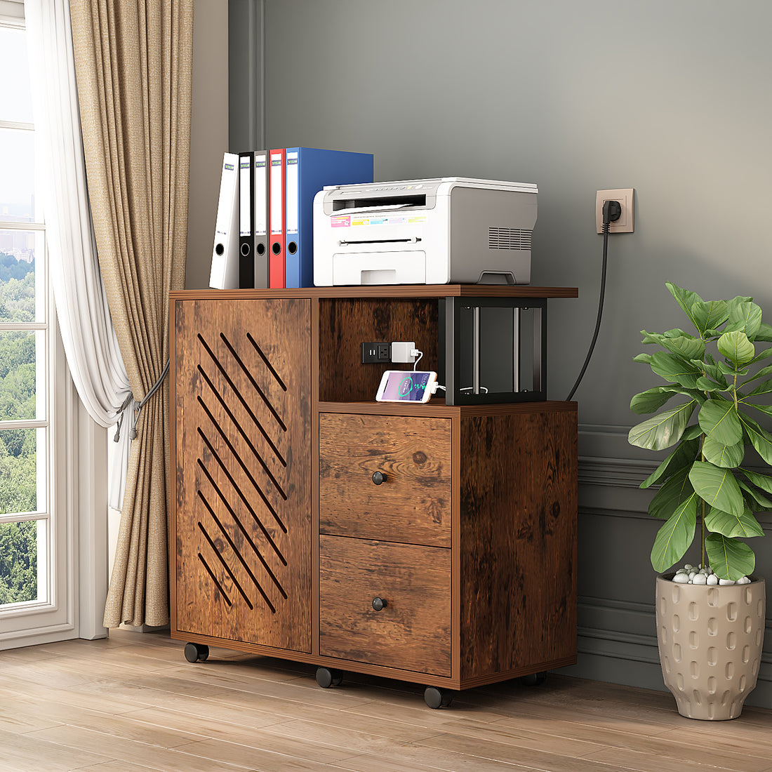 storage rack with drawer