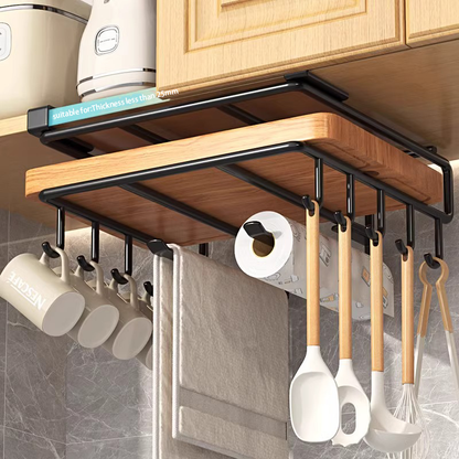 Kitchen Shelves Cabinet Hanger black