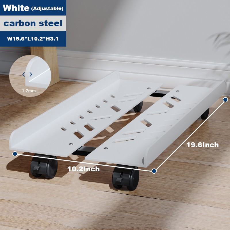 Computer Hosting Bracket Removable adjustable white