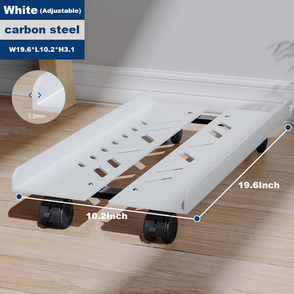 Computer Hosting Bracket Removable adjustable white