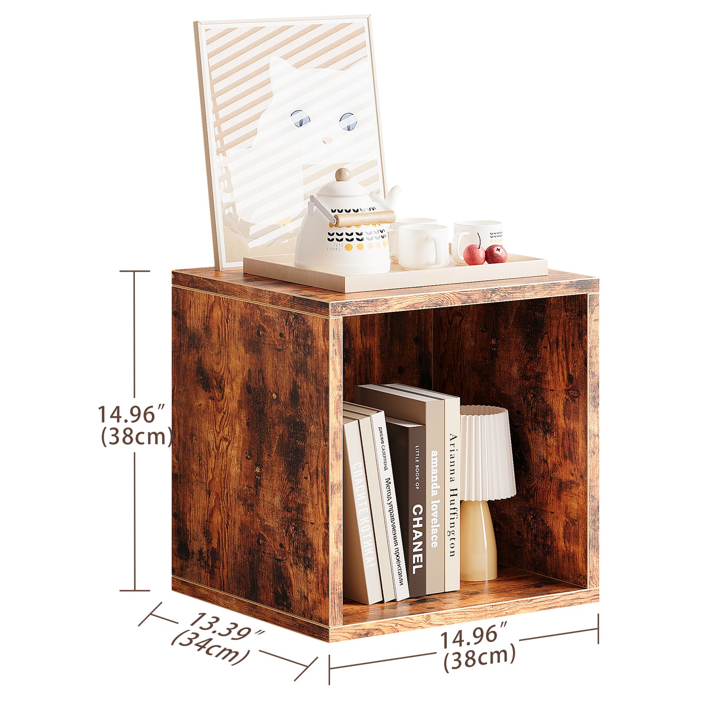 Small Bookshelf Cube Storage | ZENIRA