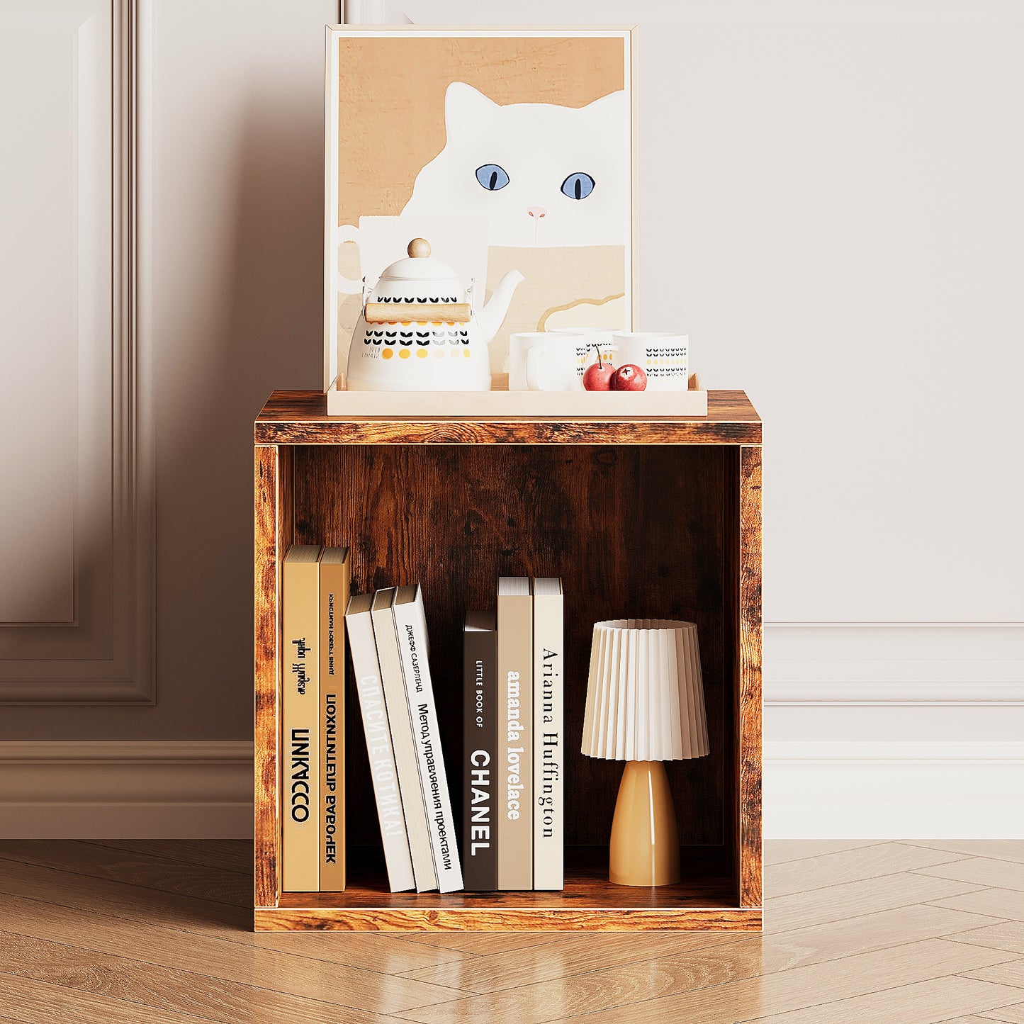 Small Bookshelf Cube Storage | ZENIRA