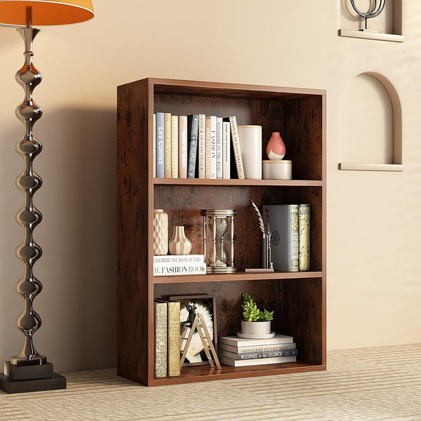 3 Layers Bookcase Storage Rack Open Bookshelf-2165