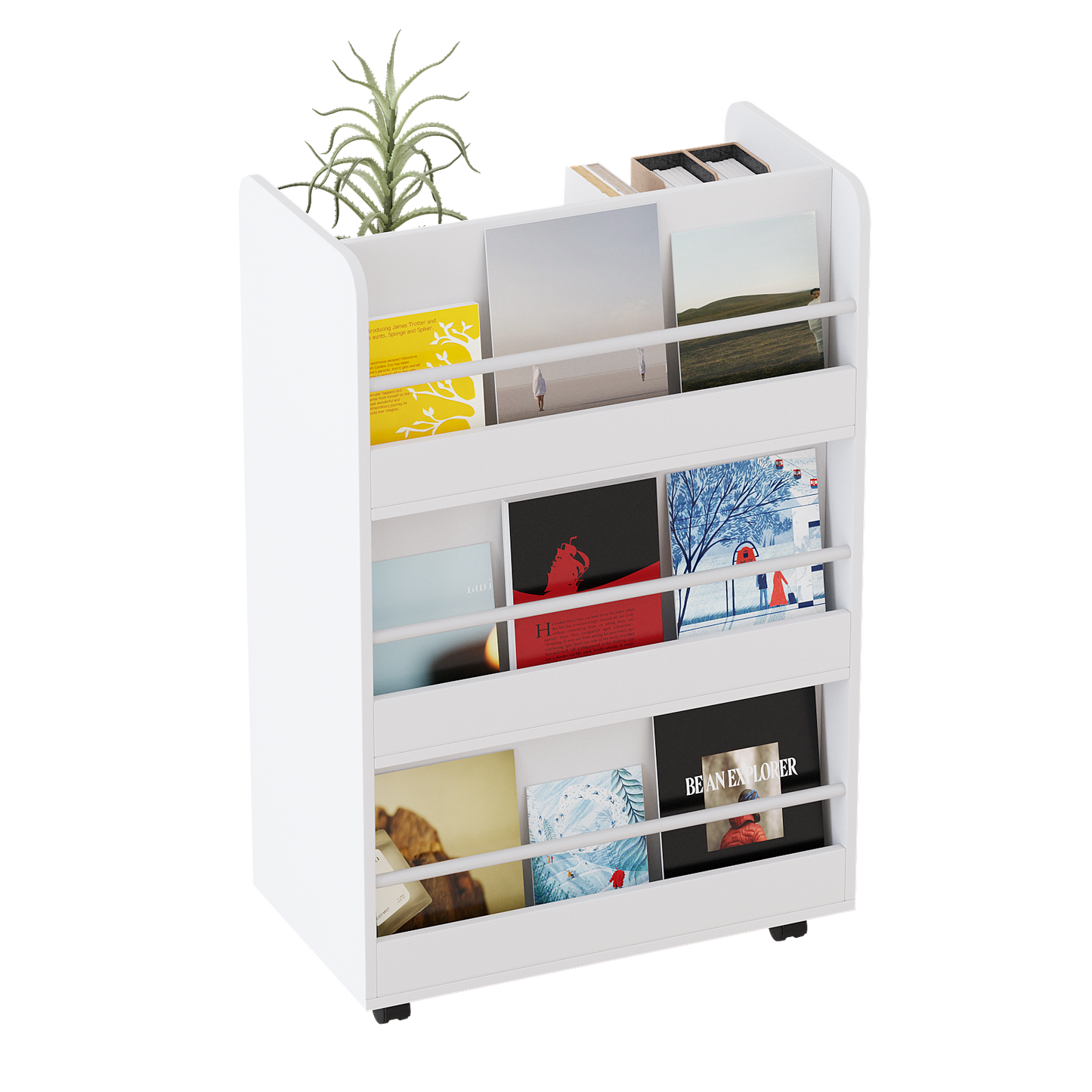 3 Shelf Bookshelf Magazine Rack-4187