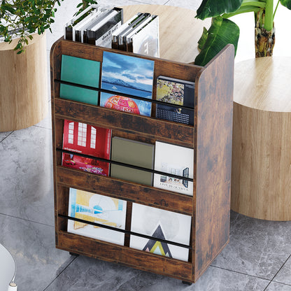 3 Shelf Bookshelf Magazine Rack-552