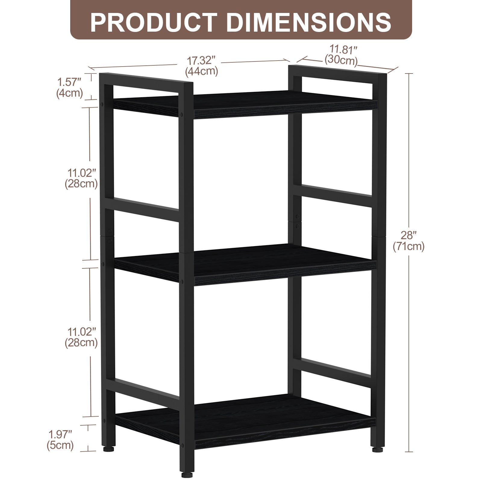 3-Tier Storage Rack-498