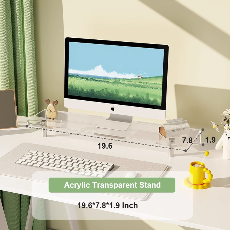 Acrylic Monitor Stand size