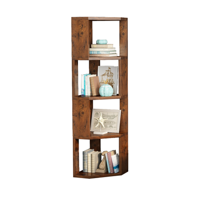 4 Shelves Single-sided Bookcase Display Stand-48