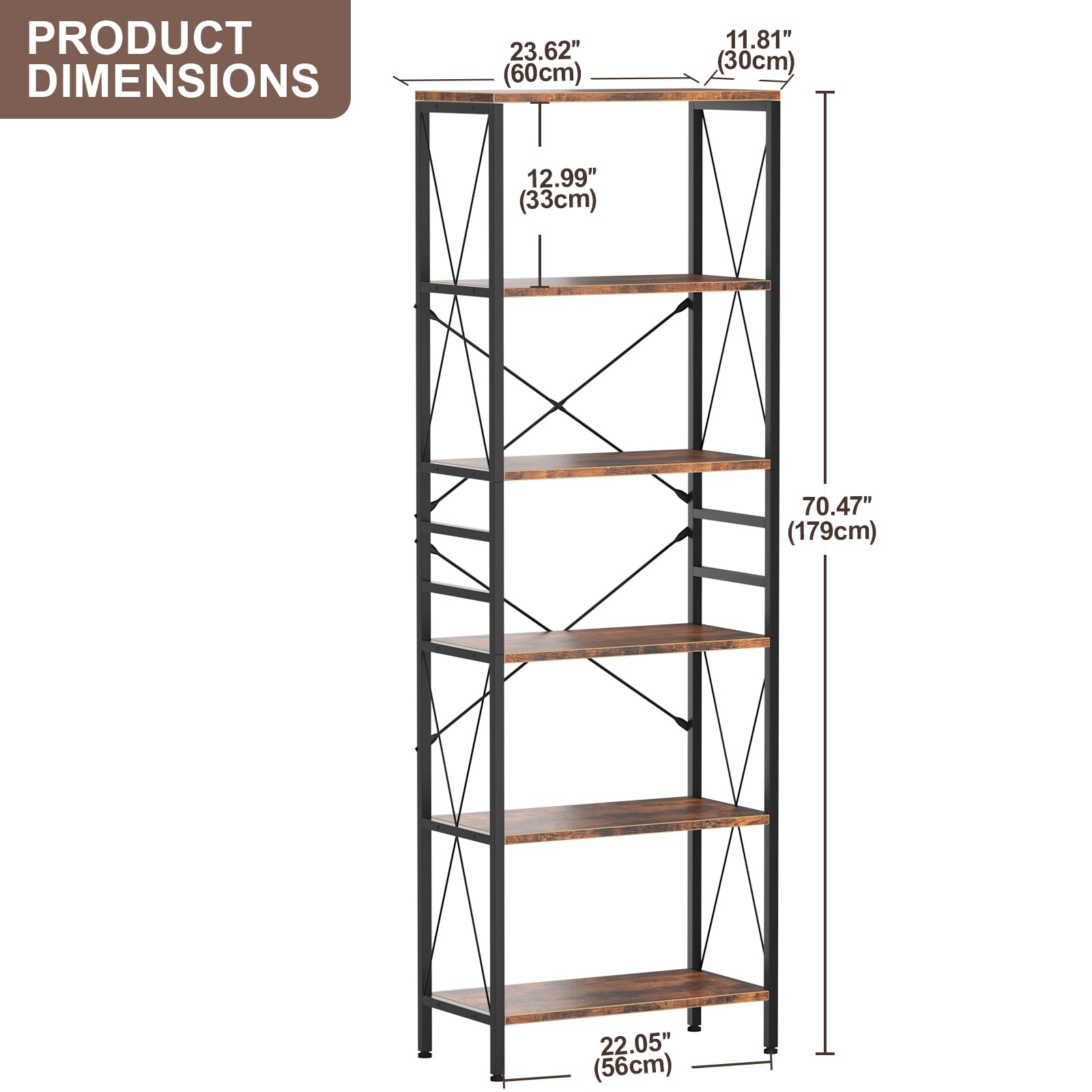 5-Tier Storage Rack-481