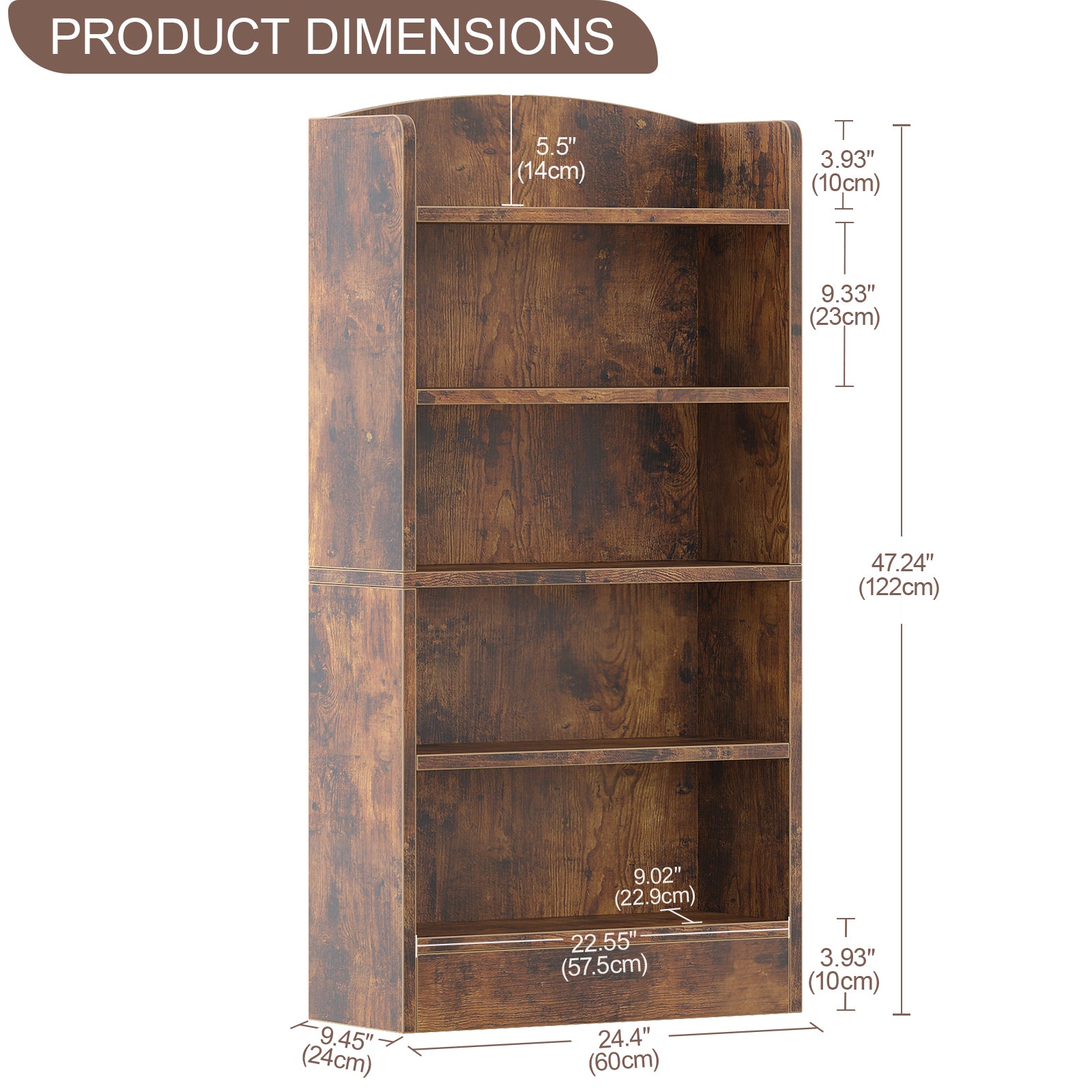 5-Tier Bookshelf-4896