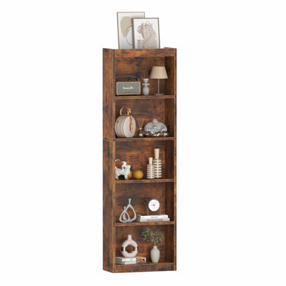 5-layer Narrow Bookshelf-5498