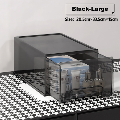 Drawer Organizer Desktop Acrylic large black