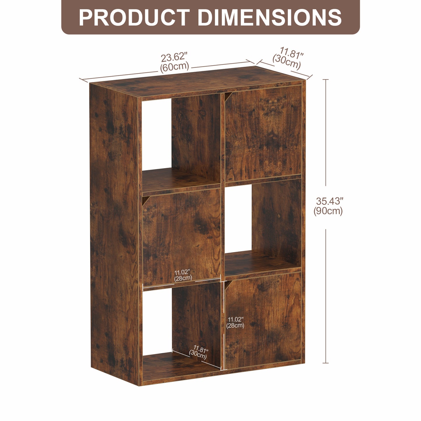 6 Cube Storage Organizer-4189