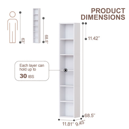 6-Cube Bookshelf-092-9