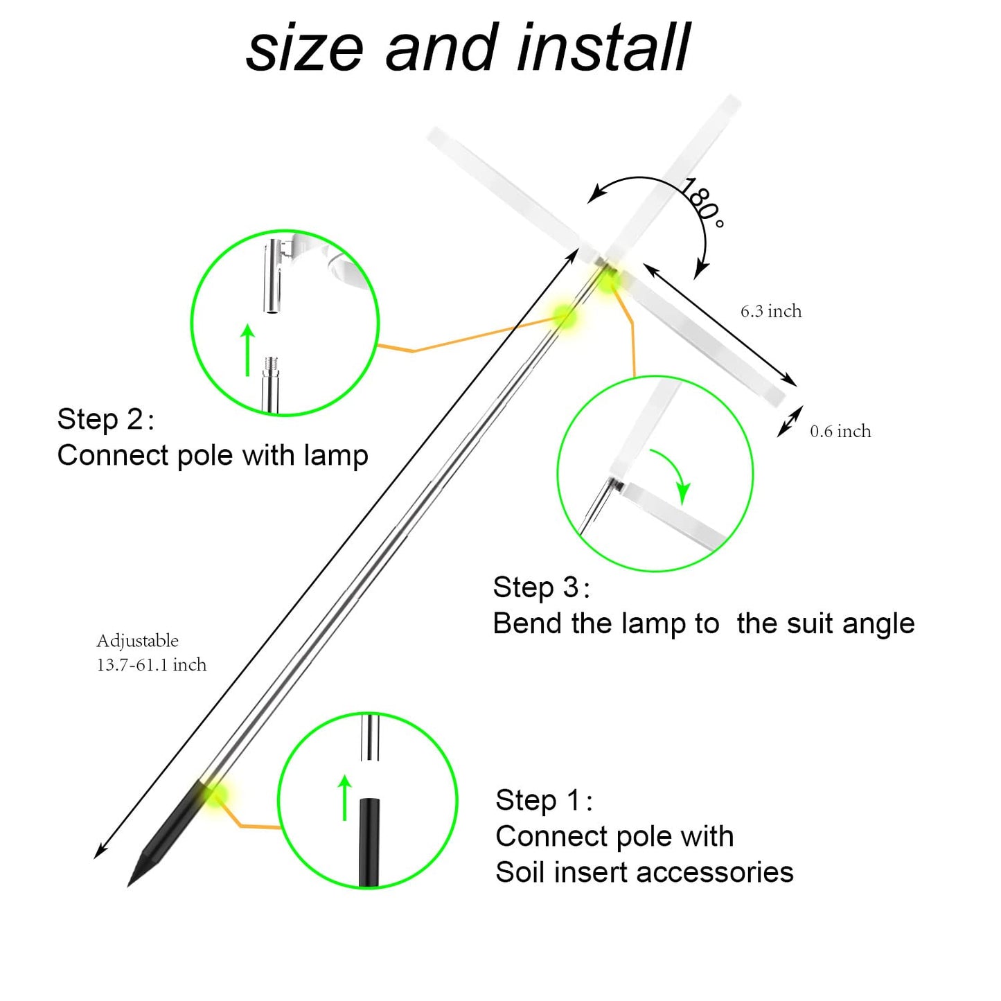 Plant Grow Light, Automatic Timer, 5V Low Safe Voltage