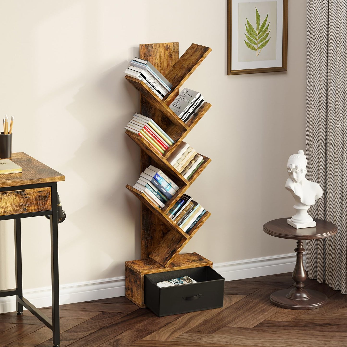 7&9-Tier Tree Bookshelf