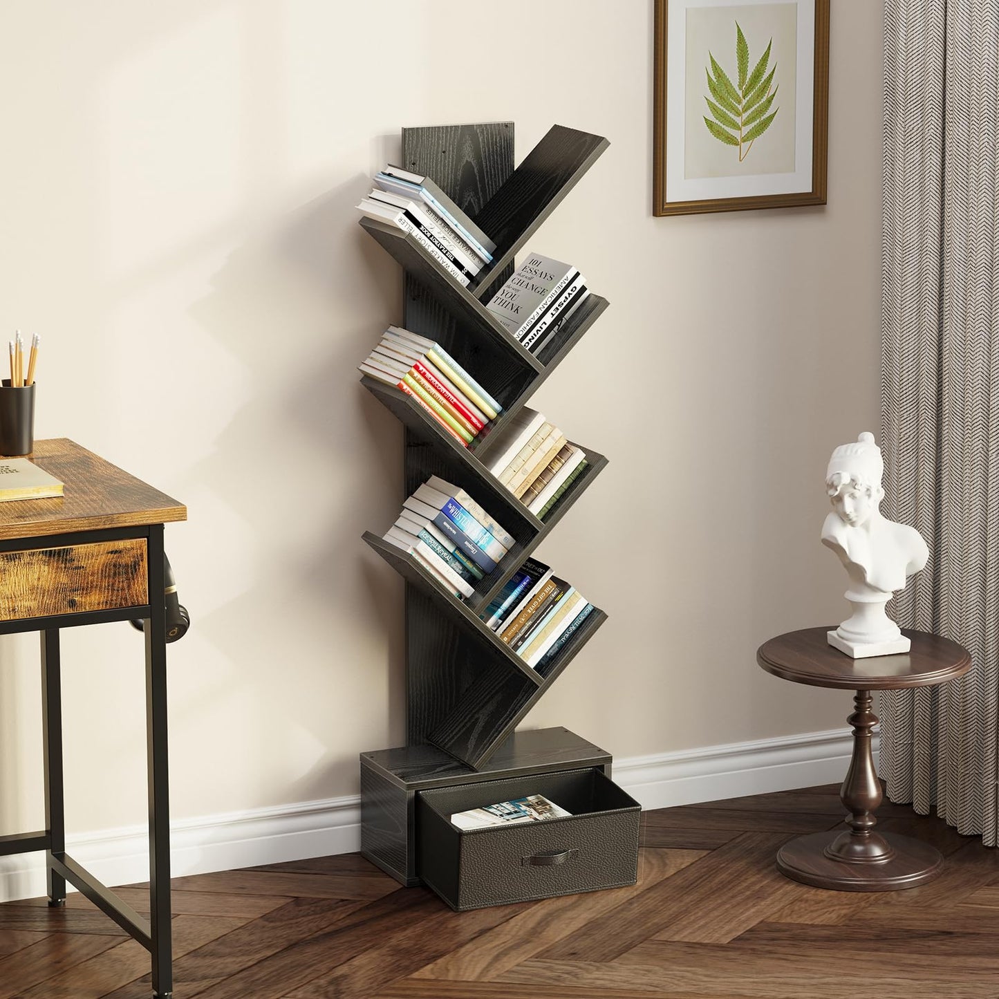 7&9-Tier Tree Bookshelf