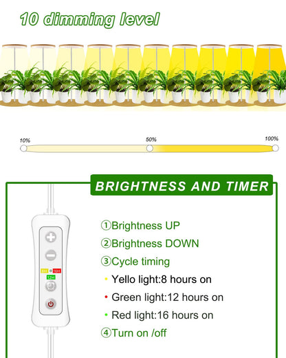 植物育成ライト、自動タイマー、5V低安全電圧