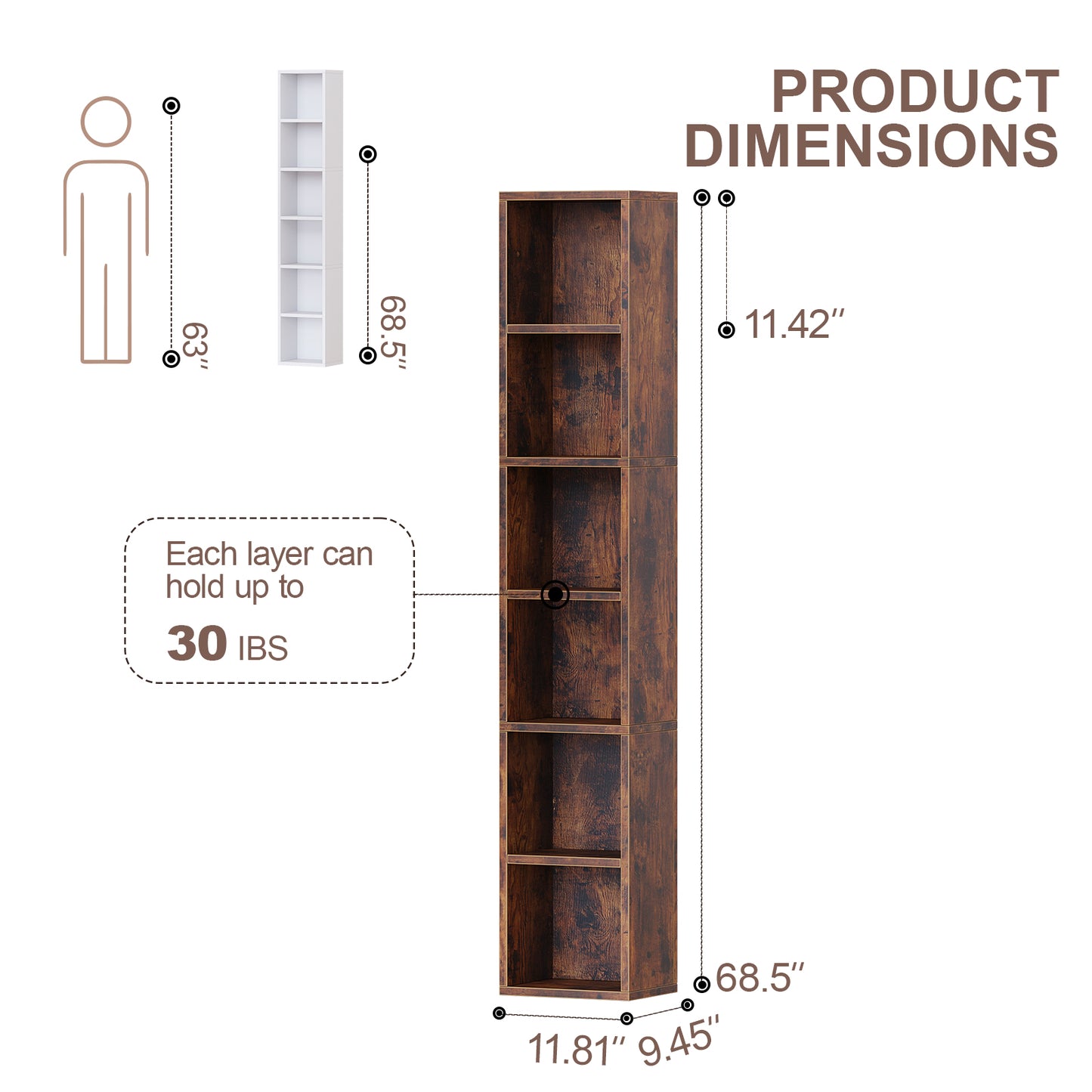 6-Cube Bookshelf-092-3