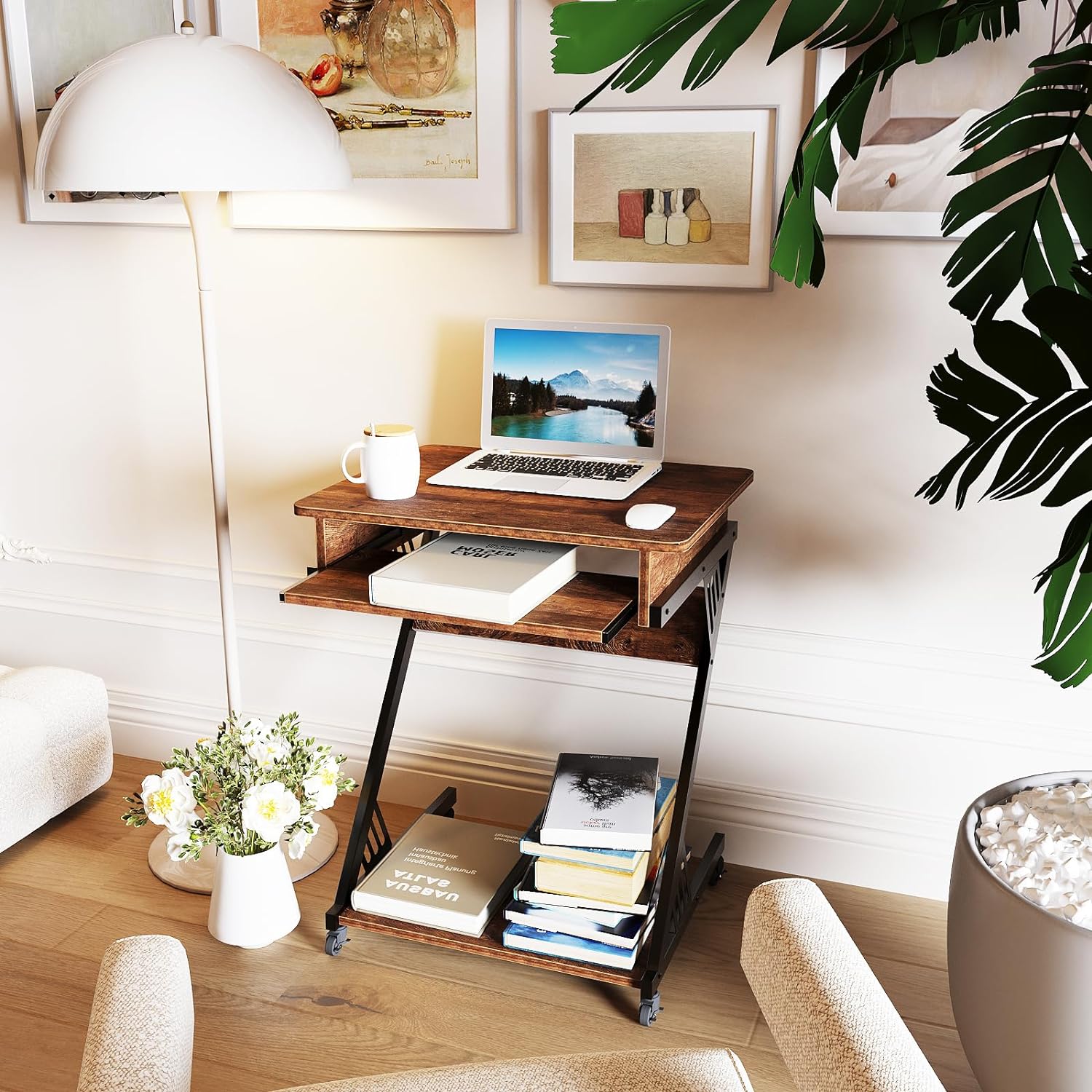 Laptop Table with Keyboard Tray-354