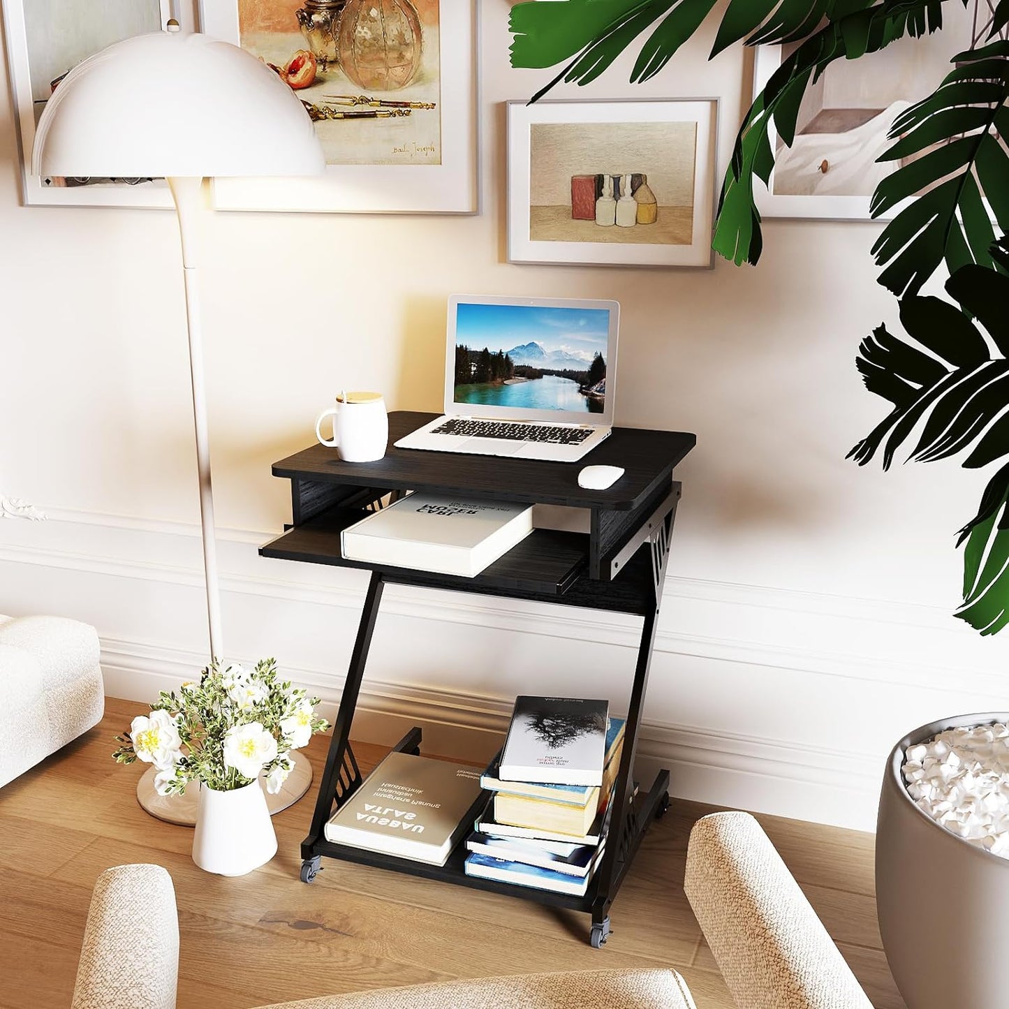 Laptop Table with Keyboard Tray-377