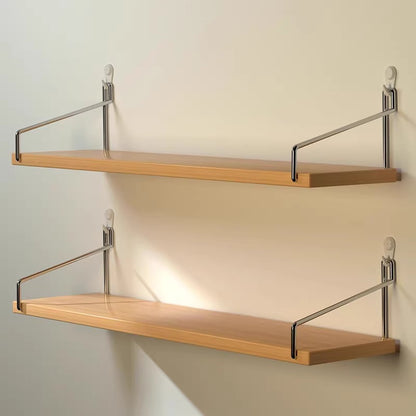 No-Punch Non-Tracking Wall Decorative Shelf