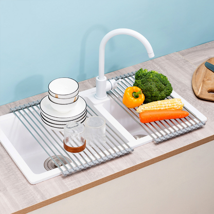 Kitchen Shelf Roll Up Stainless Steel