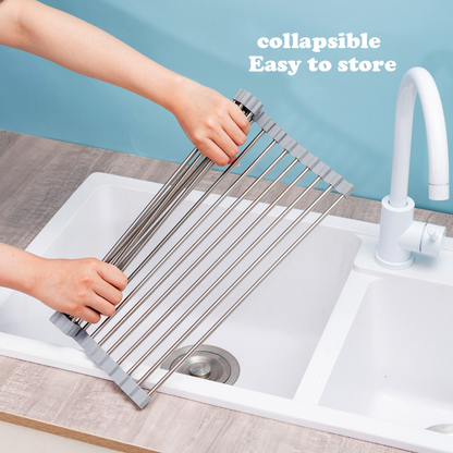 Kitchen Shelf Roll Up Stainless Steel