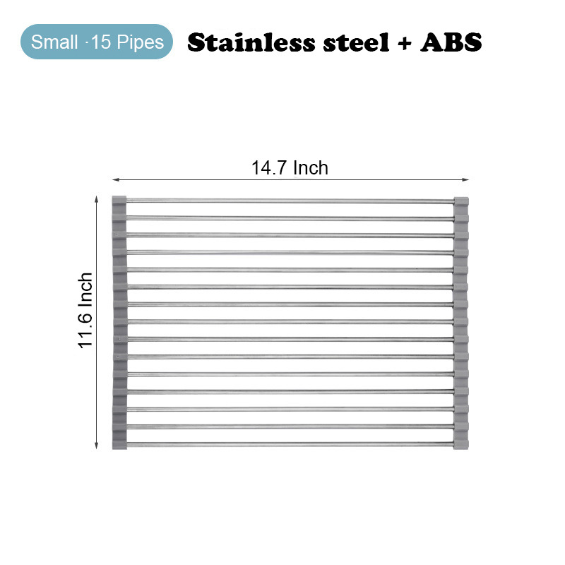 Kitchen Shelf Roll Up Stainless Steel