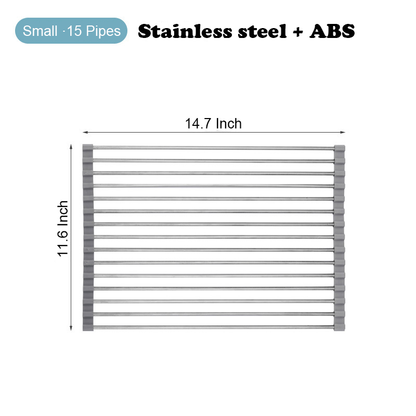 Kitchen Shelf Roll Up Stainless Steel