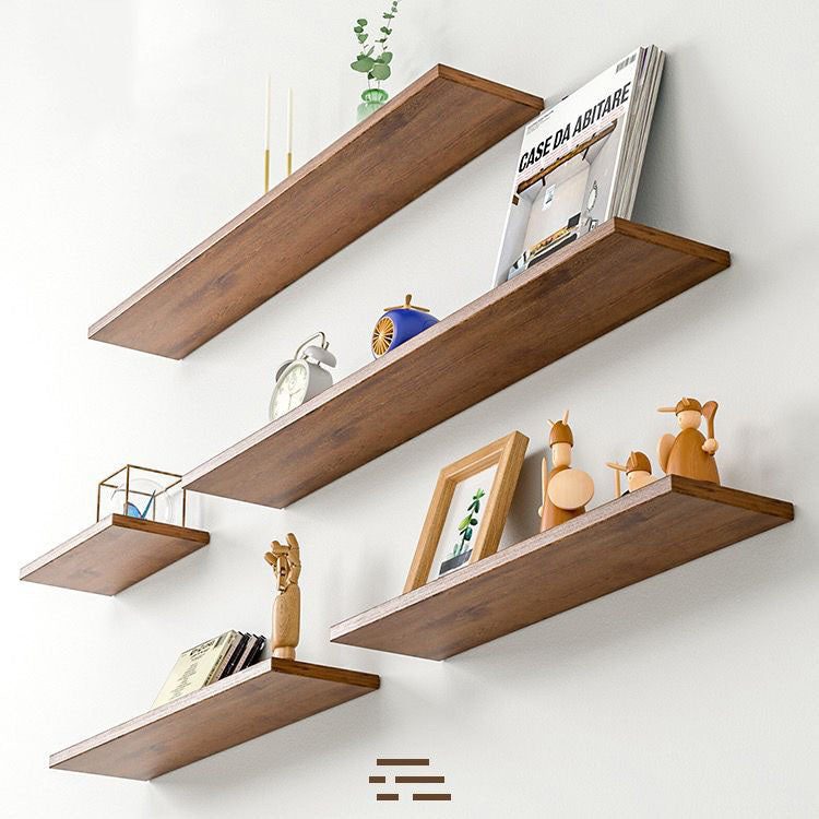 Solid wood shelving