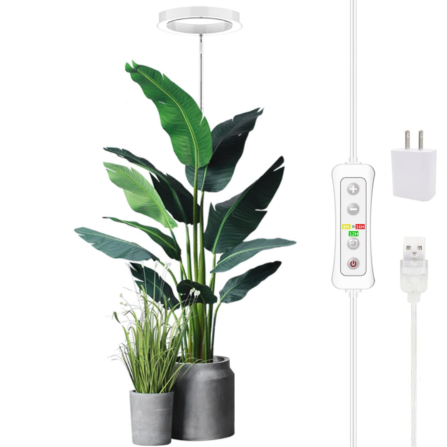 Plant Grow Light, Automatic Timer, 5V Low Safe Voltage