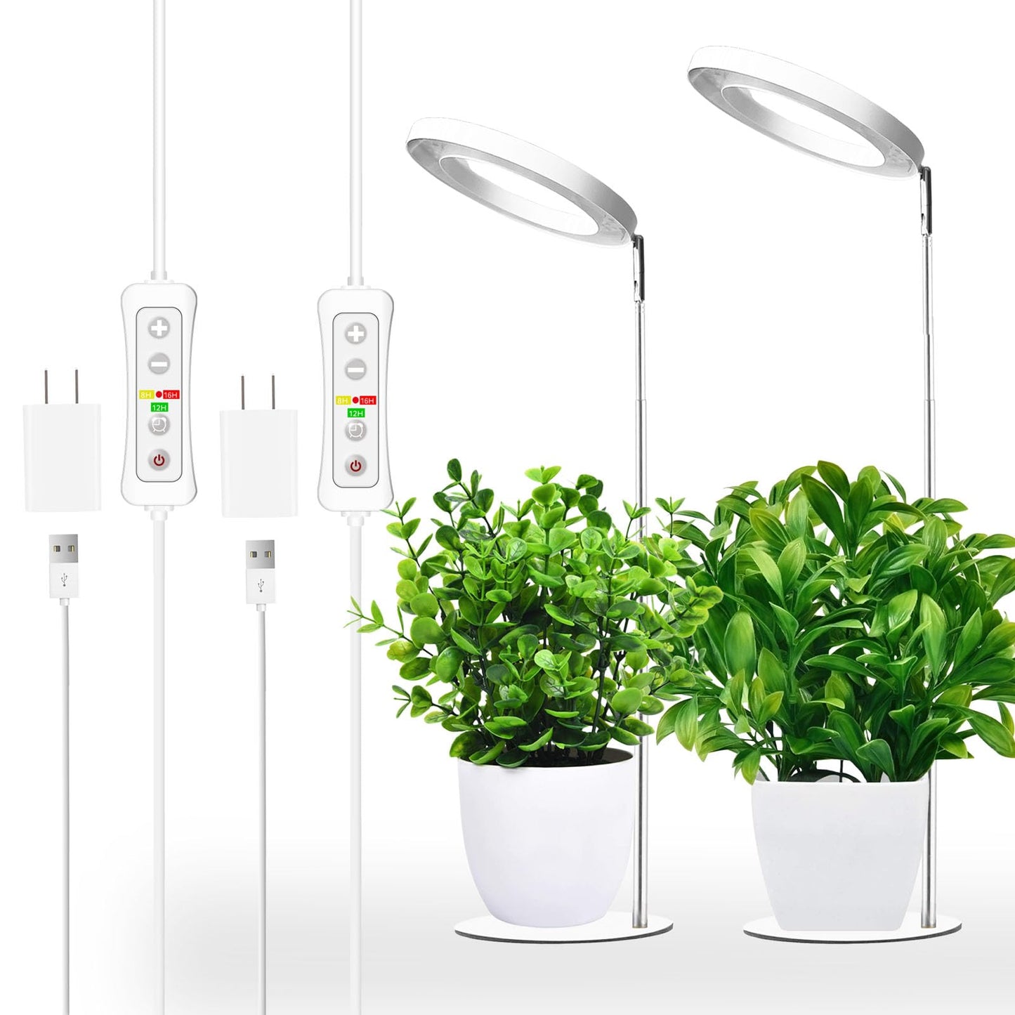 Plant Grow Light, Automatic Timer, 5V Low Safe Voltage