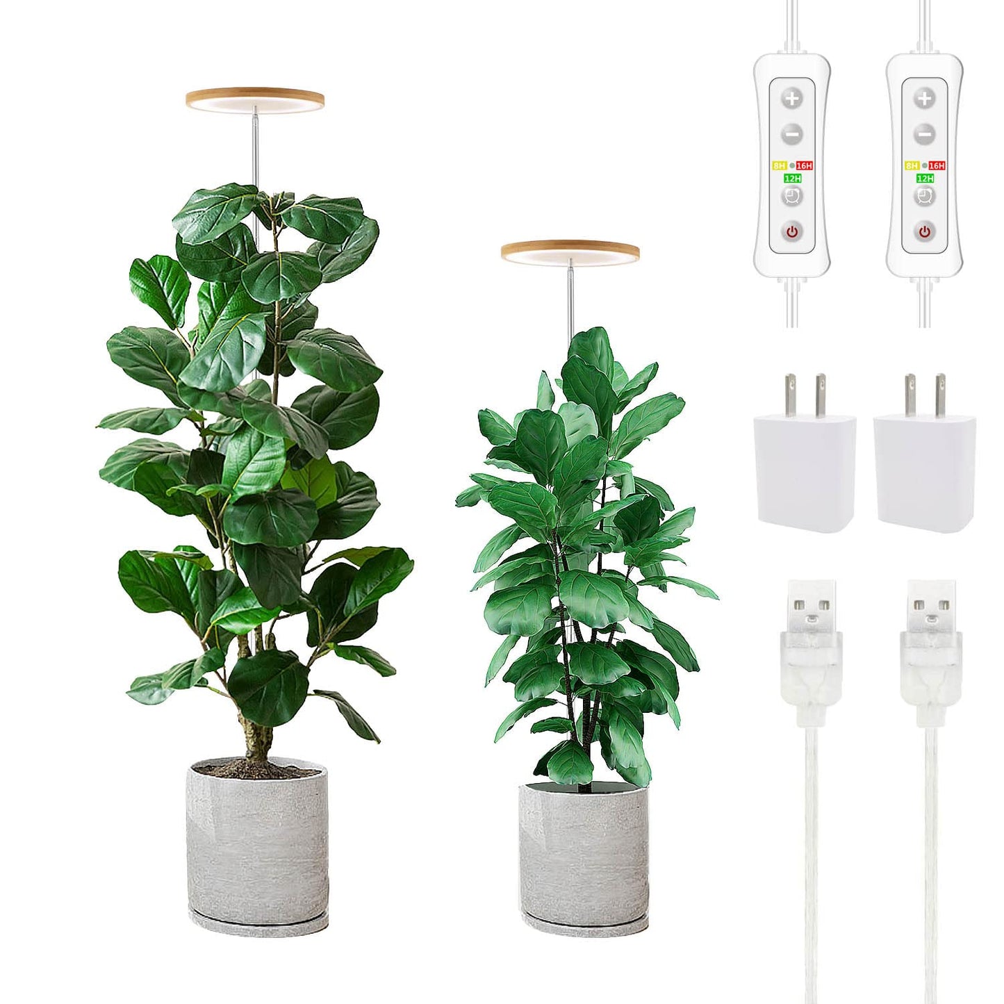 Plant Grow Light, Automatic Timer, 5V Low Safe Voltage