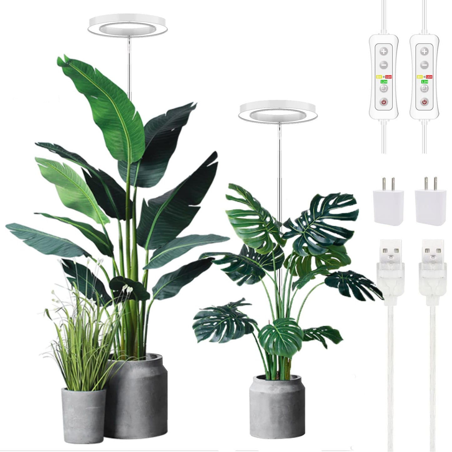 Plant Grow Light, Automatic Timer, 5V Low Safe Voltage