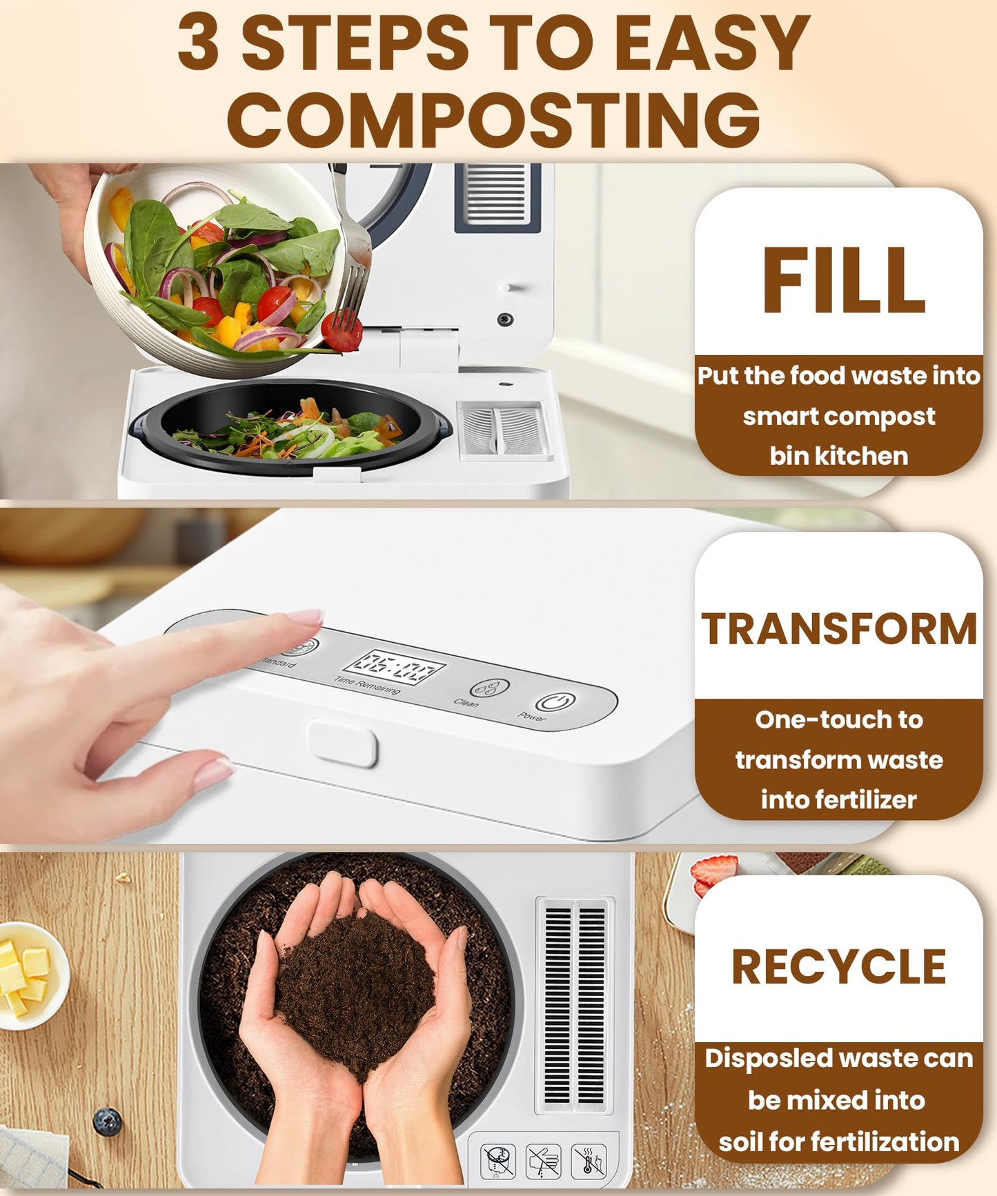 Electric Composter for Kitchen